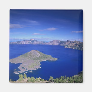 OR, Crater Lake NP, Wizard Island and Crater Magnet