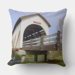 OR, Jackson County, McKee Covered Bridge Cushion