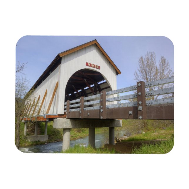 OR, Jackson County, McKee Covered Bridge Magnet (Horizontal)