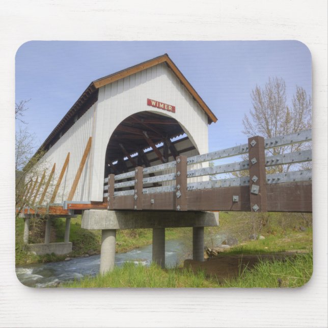 OR, Jackson County, McKee Covered Bridge Mouse Pad (Front)