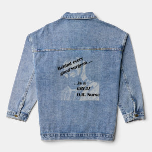 OR Nurse Denim Jacket