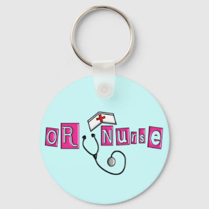OR Nurse Gifts Key Ring