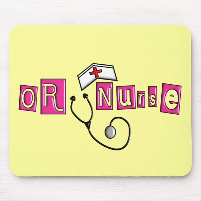 OR Nurse Gifts Mouse Pad (Front)