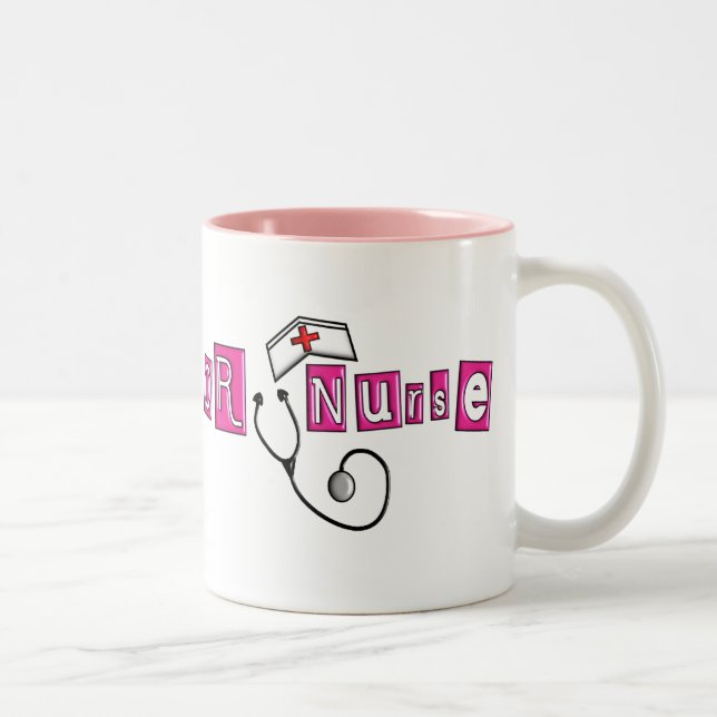OR Nurse Gifts Two-Tone Coffee Mug (Right)