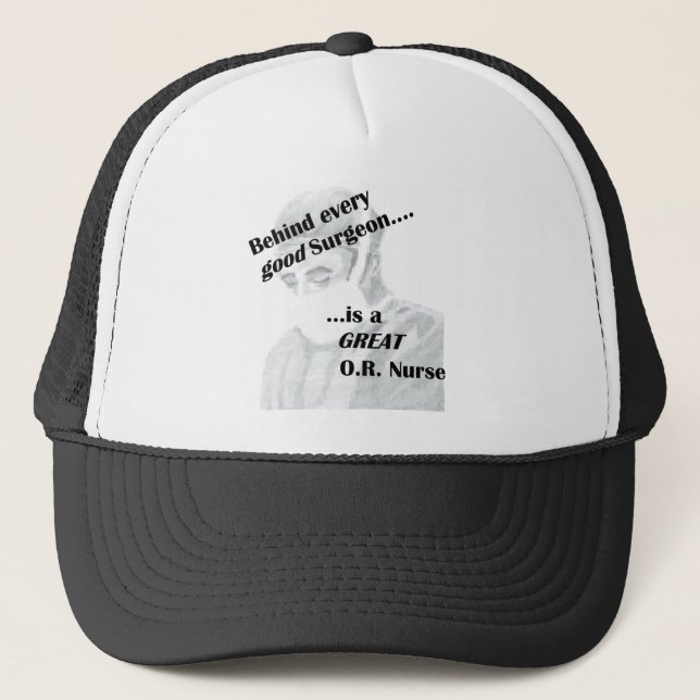 OR Nurse Trucker Hat (Front)
