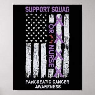 OR Operating Room Nurse Pancreatic Cancer Awarenes Poster