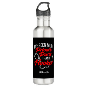 OR Operating Room Nurse Seen Nursing RN graphic 710 Ml Water Bottle