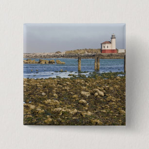 OR, Oregon Coast, Bandon, Coquille River 15 Cm Square Badge