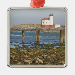 OR, Oregon Coast, Bandon, Coquille River 2 Metal Ornament