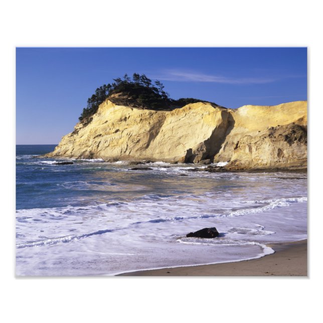 OR, Oregon Coast, Cape Kiwanda SP, Cape 2 Photo Print (Front)