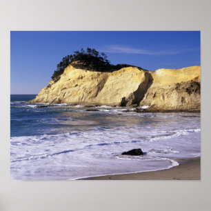 OR, Oregon Coast, Cape Kiwanda SP, Cape 2 Poster