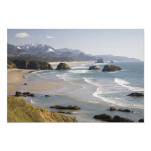 OR, Oregon Coast, Ecola State Park, Crescent Photo Print