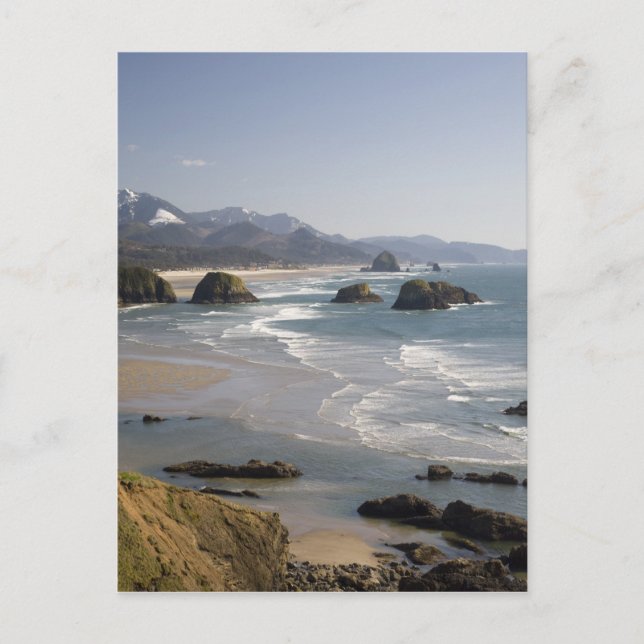 OR, Oregon Coast, Ecola State Park, view of Postcard (Front)