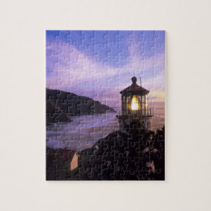 OR, Oregon Coast, Heceta Head Lighthouse, on Jigsaw Puzzle