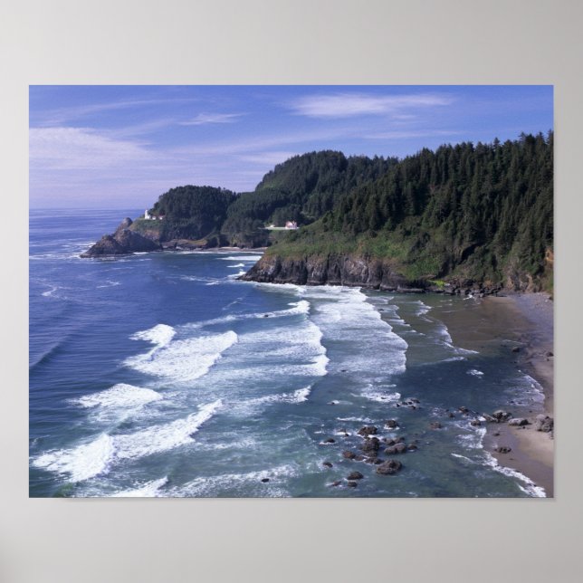 OR, Oregon Coast, Heceta Head Lighthouse, on Poster (Front)