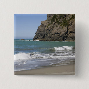 OR, Oregon Coast, Whaleshead Beach, South 15 Cm Square Badge
