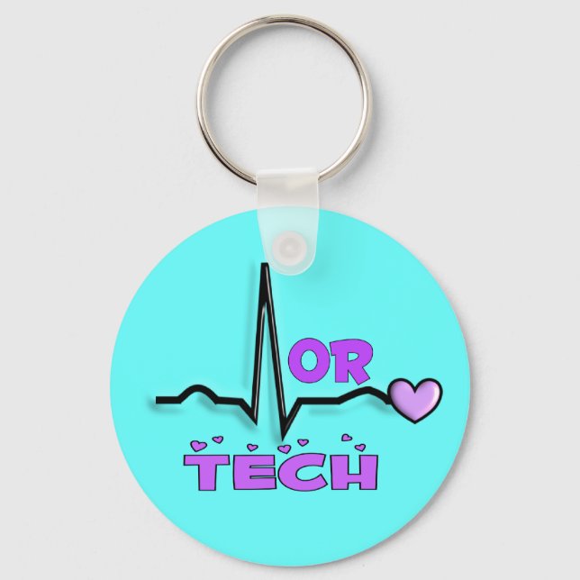 OR TECH Gifts--QRS Design Key Ring (Front)