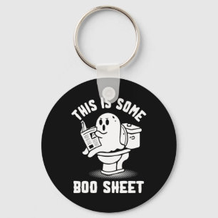 Or Treat Spooky Ghost This Is Some Boo Sheet Hallo Key Ring