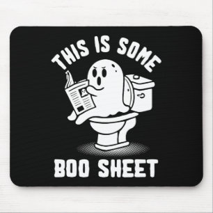Or Treat Spooky Ghost This Is Some Boo Sheet Hallo Mouse Pad