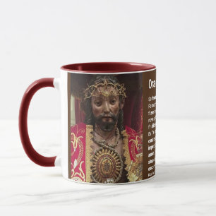 Oração ao Senhor Santo Cristo Em Caneca Mug