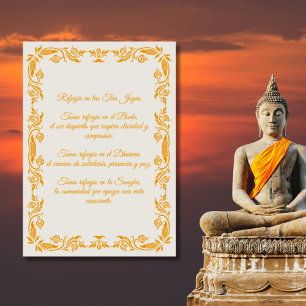 Oración Refugio Tres Joyas – Versión Adulta Poster