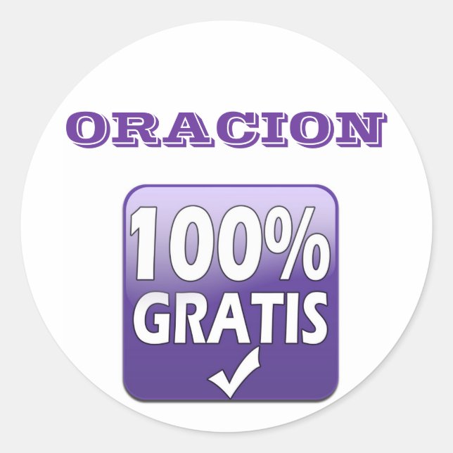 ORACION stickers (Front)