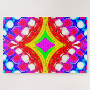 Oracle gems abstract art jigsaw puzzle