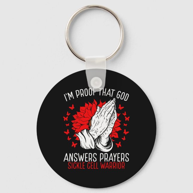 Oral Cancer Awareness God Christian Faith Cancer S Key Ring (Front)
