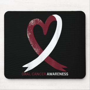 Oral Cancer Awareness Month 2024 Throat Head Neck Mouse Pad