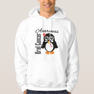 Oral Cancer Awareness Penguin Hoodie