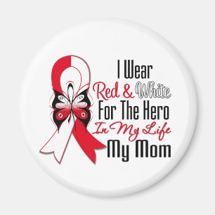 Oral Cancer Ribbon Hero My Mum Magnet