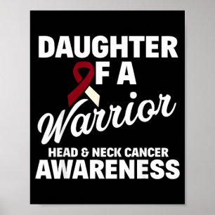 Oral Head Neck Cancer Awareness Daughter of A Poster