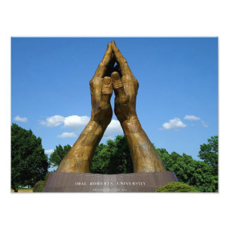 Oral Roberts University Praying Hands Photo Print