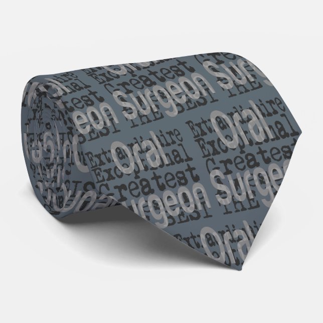 Oral Surgeon Extraordinaire Tie (Rolled)