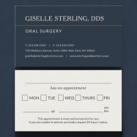 Oral Surgery Office Appointment Reminder