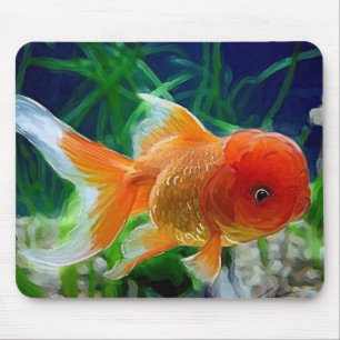 Oranda Goldfish Mouse Pad