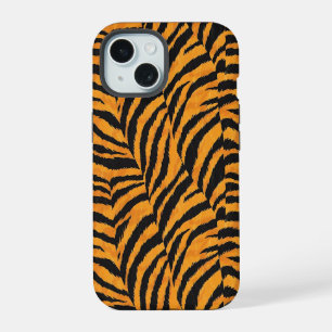 Oranga Black Tiger Stripes iPhone 15 Case