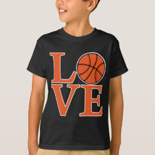 orange2, Basketball LOVE T-Shirt
