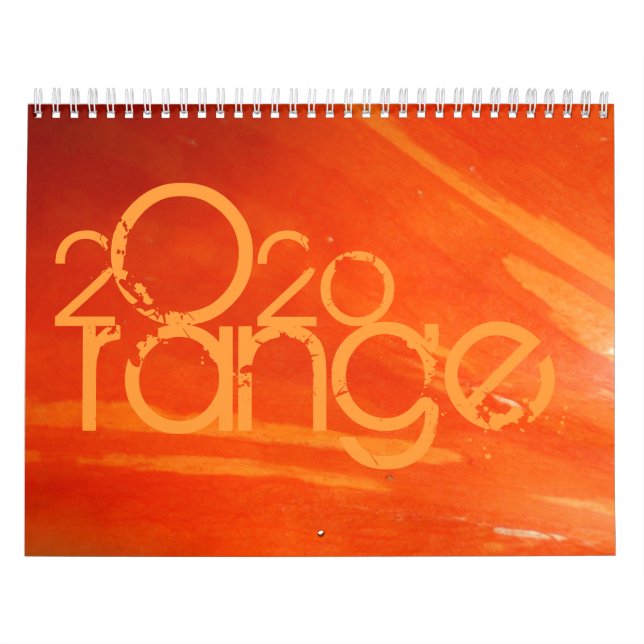 Orange 2020 - calendar (Cover)