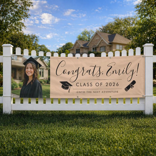 ORANGE 2026 | Graduation Banner with Photo (Creator Uploaded)