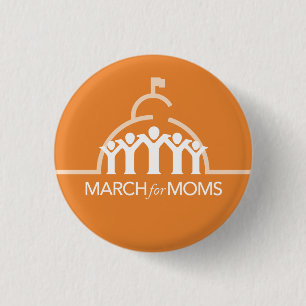 Orange 2.25" Button