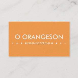 ORANGE 4dots Business Card
