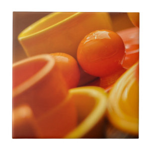 Orange 4x4 Fiesta Tile ware