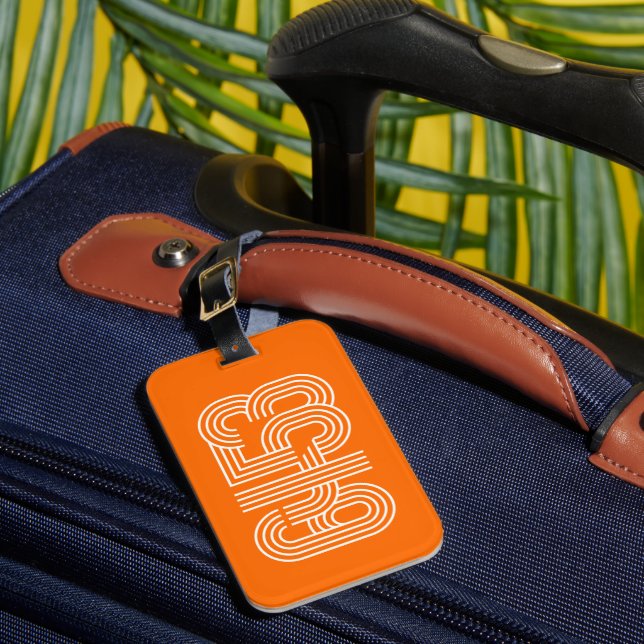 Orange 6453 Luggage Tag (Front Insitu 1)