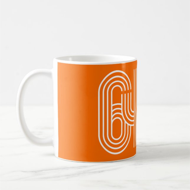 Orange 6453 Mug (Left)