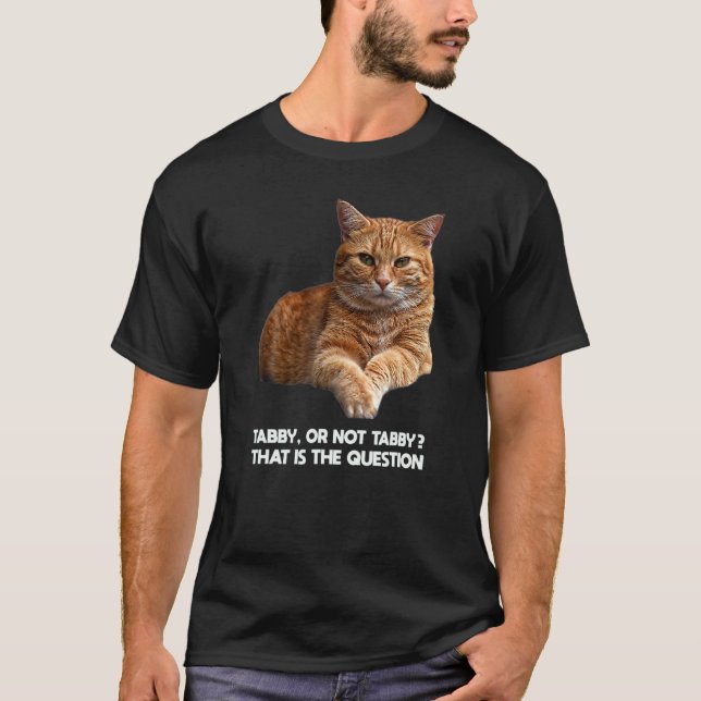 Orange Abby Cat  Meme T-Shirt (Front)
