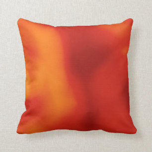Orange abstract cushion