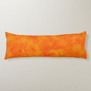 Orange Abstract Pattern Body Cushion