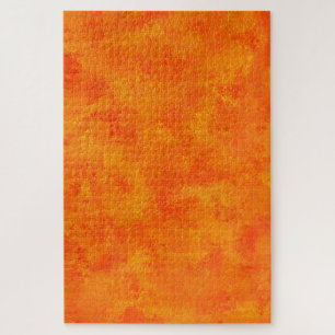 Orange Abstract Pattern  Jigsaw Puzzle