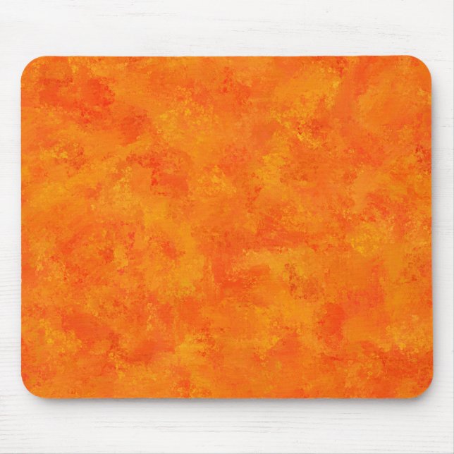Orange Abstract Pattern  Mouse Pad (Front)